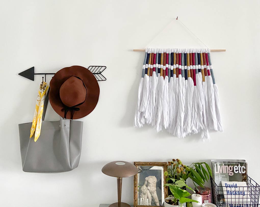 DIY Textile Wall Hanging — הפרויקט שהחזיר אותי לימי שנקר